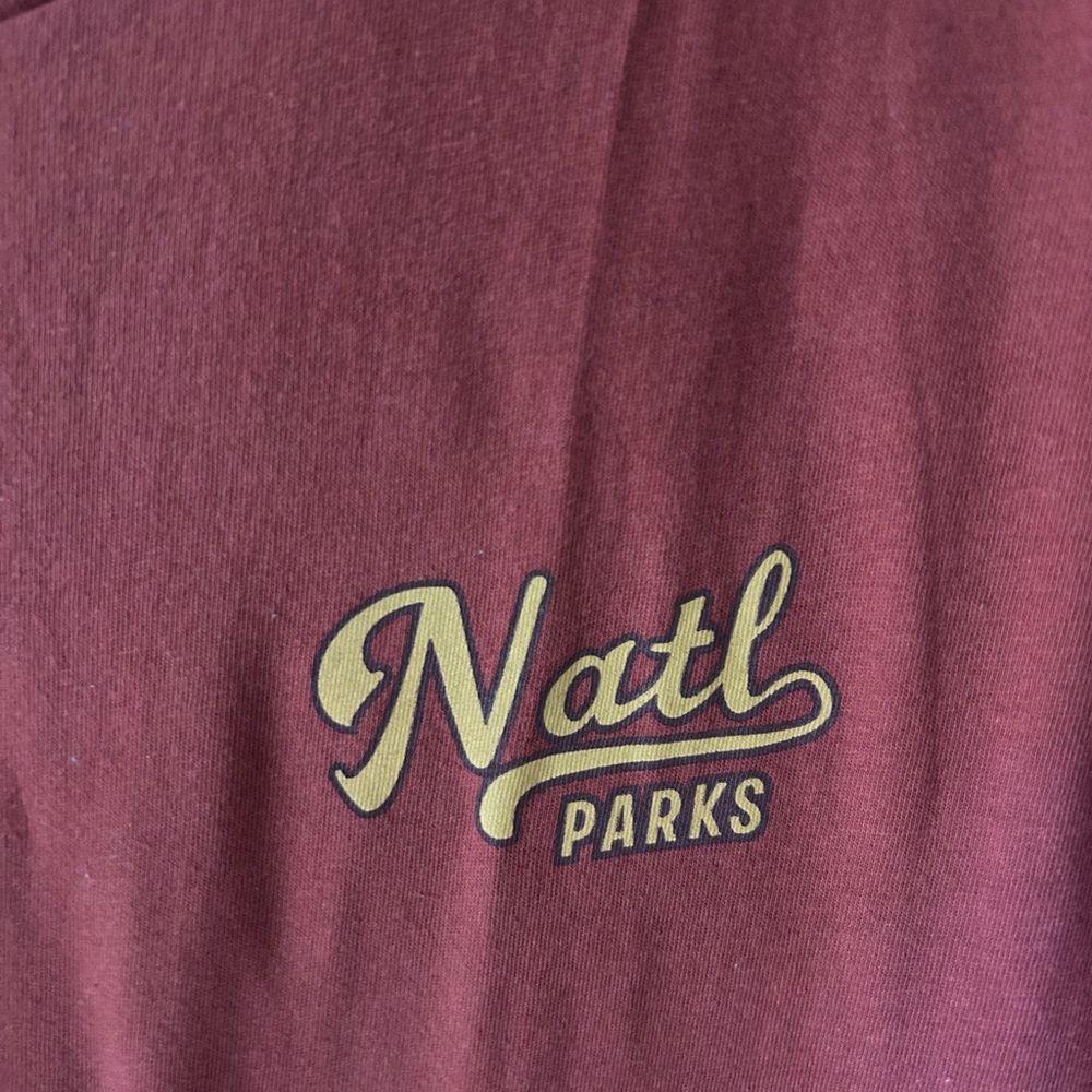 REI Red Short Sleeve National Parks Tee - Picture 5 of 7